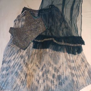 Heavy Blouse Crop Top